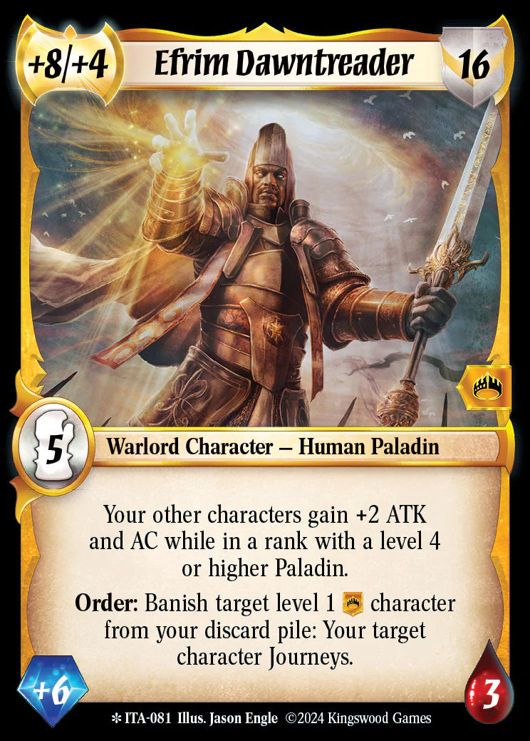 Efrim_Dawntreader ITA-081 Legendary