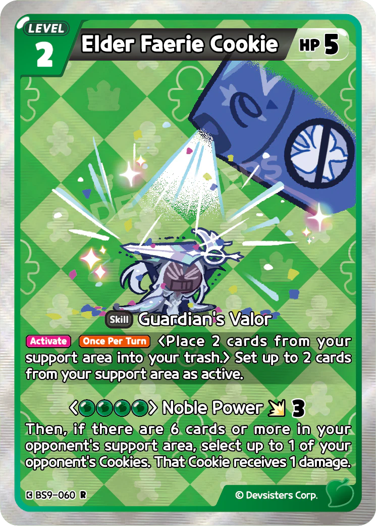 Elder Faerie Cookie BS9-060 RARE ALT ART