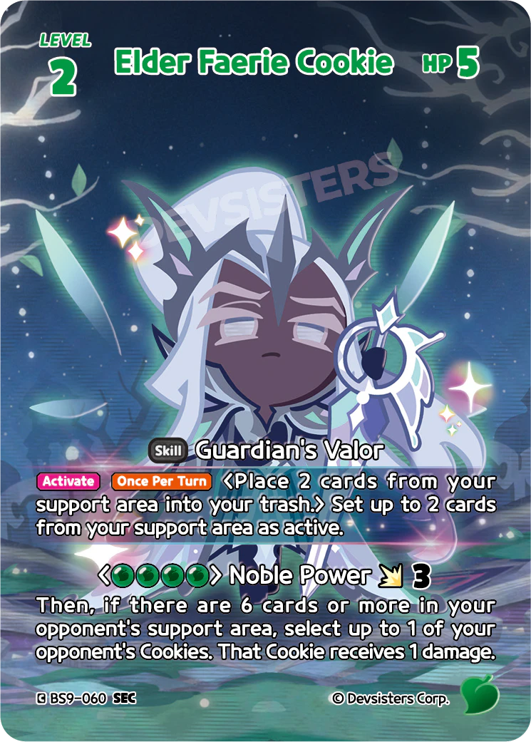 Elder Faerie Cookie BS9-060 SEC