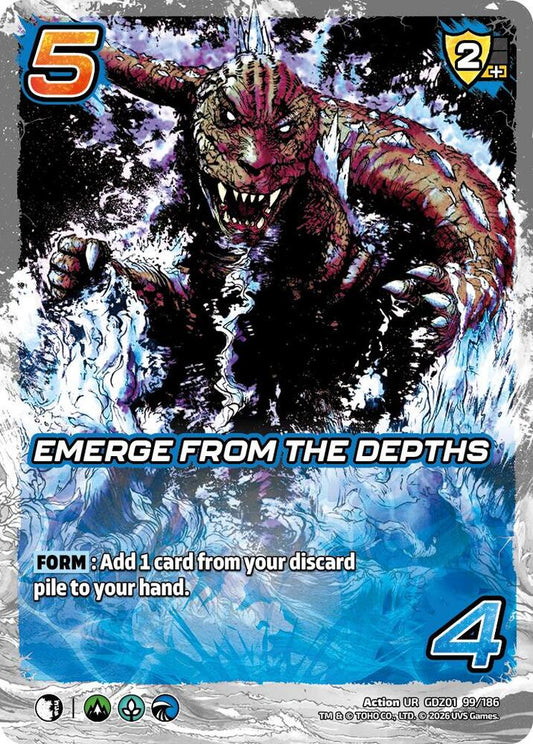 Reign of Kaiju: Emerge from the Depths GDZ01 99-186 Ultra Rare