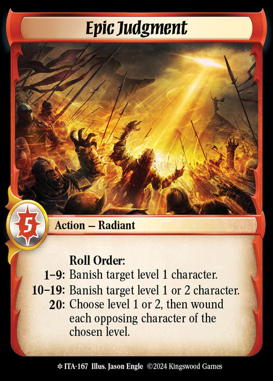Epic Judgment ITA-167 Legendary Foil