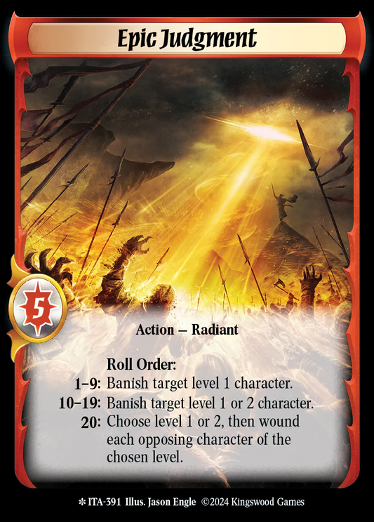 Epic Judgment ITA-397 Legendary Extended Art Foil