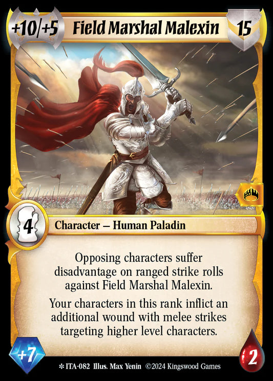 Field Marshal Malexin ITA-082 Legendary