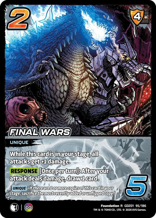 Reign of Kaiju: Final Wars GDZ01 95-186 Rare