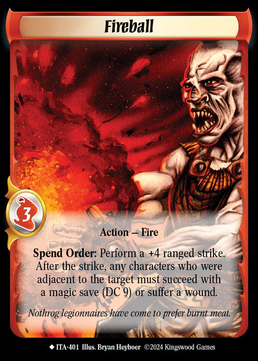 Fireball ITA-401 (Extended Art) Uncommon