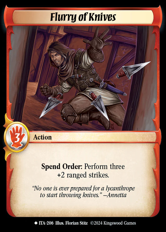 Flurry of Knives ITA-206 Rare