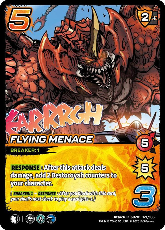 Reign of Kaiju: Flying Menace GDZ01 121-186 Rare