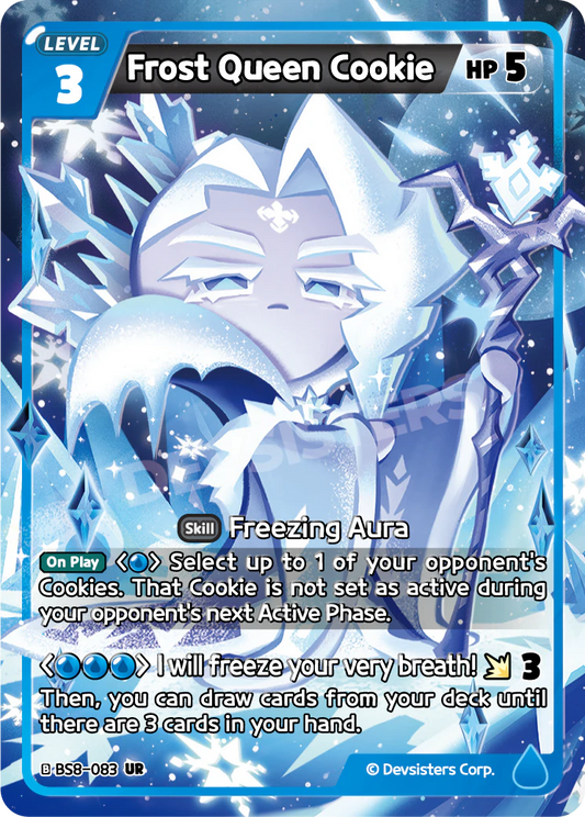 Frost Queen Cookie BS8-083 ULTRA RARE (BLUE)