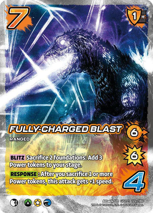 Reign of Kaiju: Fully-Charged Blast GDZ01 124-186 Ultra Rare