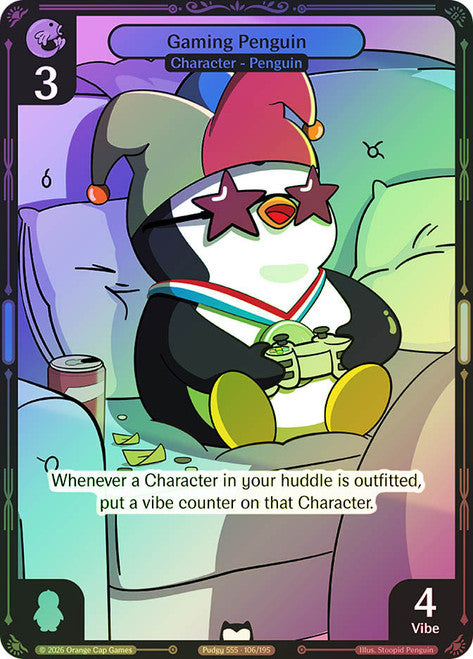 Vibes: Birb & Pengu Gaming Penguin #106 Foil