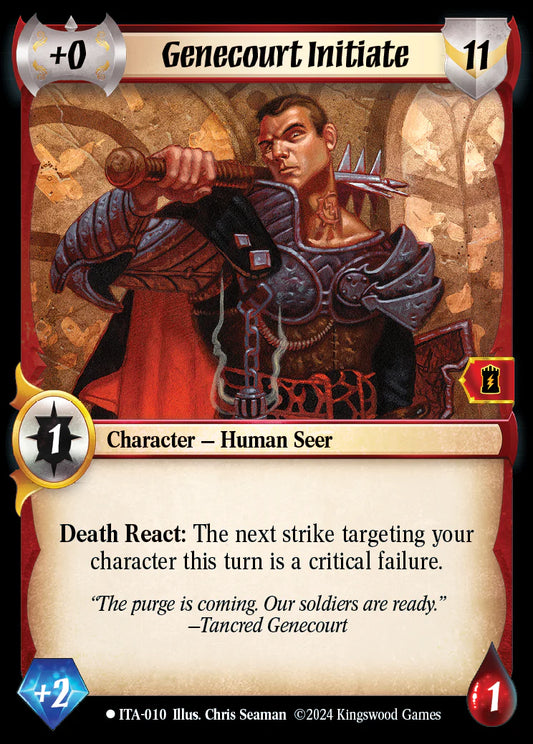 Genecourt Initiate ITA-010 Common Foil
