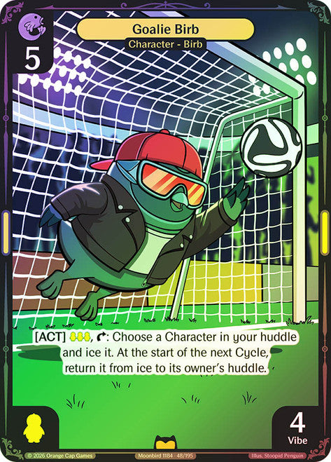 Vibes: Birb & Pengu: Goalie Birb #048 Birb Foil