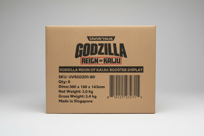 Godzilla: Reign of Kaiju Sealed Case (6 Booster Boxes)