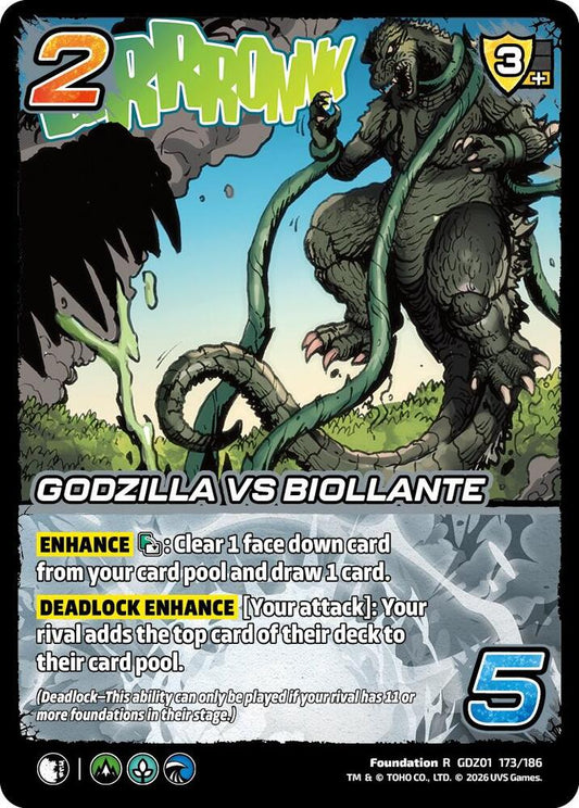Reign of Kaiju: Godzilla vs Biollante GDZ01 173-186 Rare