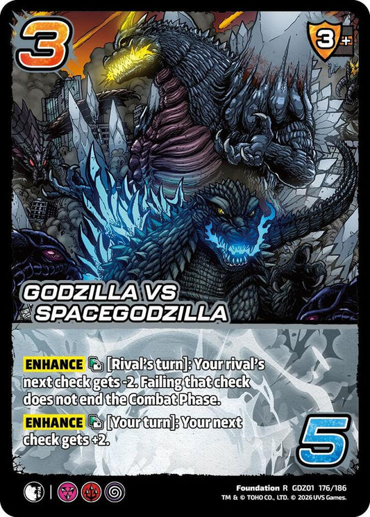 Reign of Kaiju: Godzilla vs SpaceGodzilla GDZ01 176-186 Rare