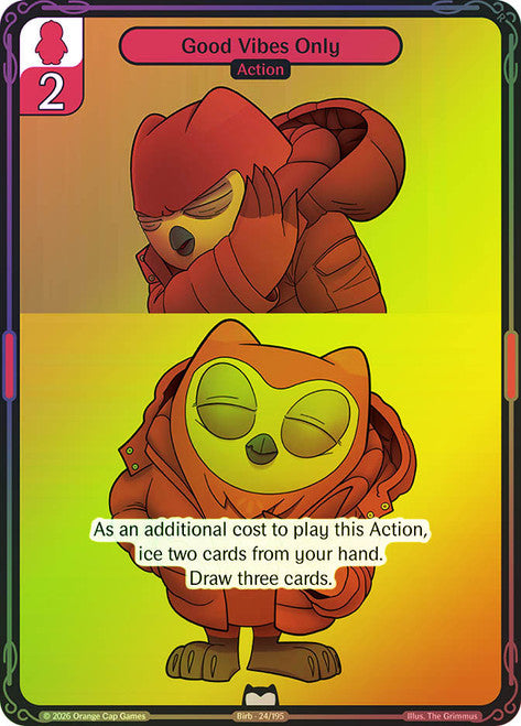 Vibes: Birb & Pengu: Good Vibes Only #024 Foil