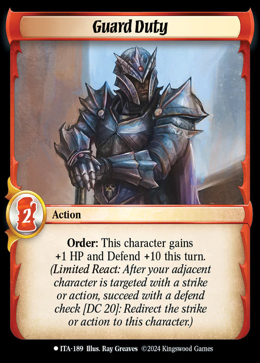 Guard Duty ITA-189 Foil