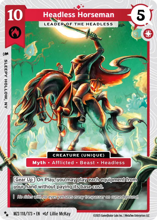Headless Horseman MZ3_118 Super Rare
