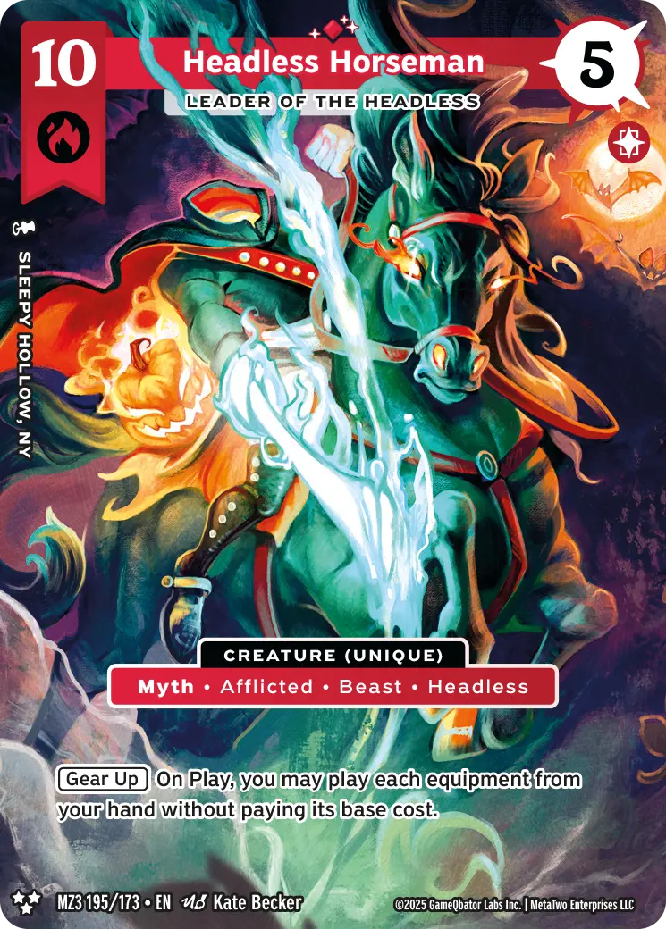 Headless Horseman MZ3_195 Alt Rare