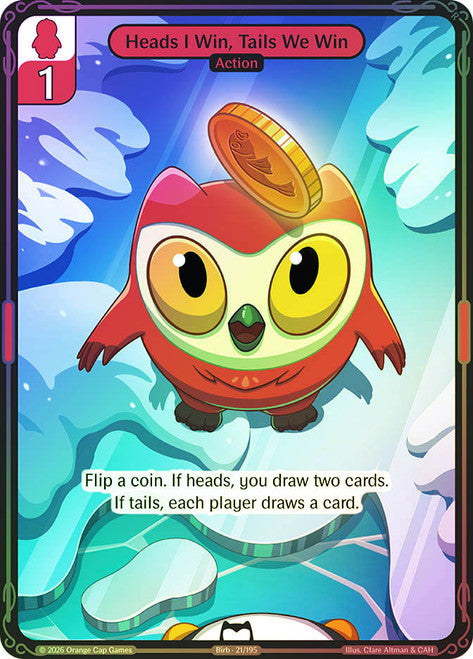 Vibes: Birb & Pengu: Heads I Win Tails We Win #021 Foil