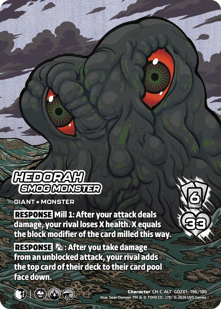 Reign of Kaiju: Hedorah, Smog Monster 196-186 (Alt Art)