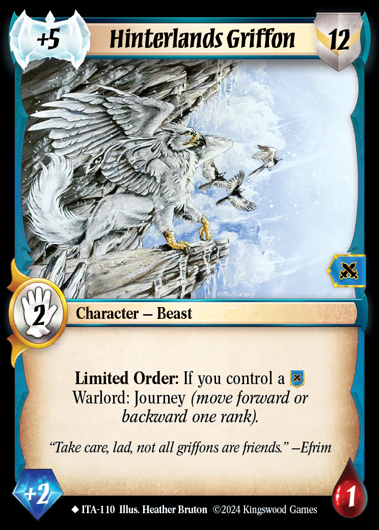 Hinterlands Griffon ITA-110 Uncommon
