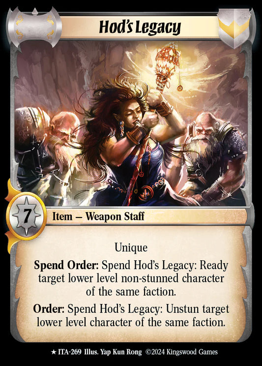 Hod's Legacy ITA-269 Rare