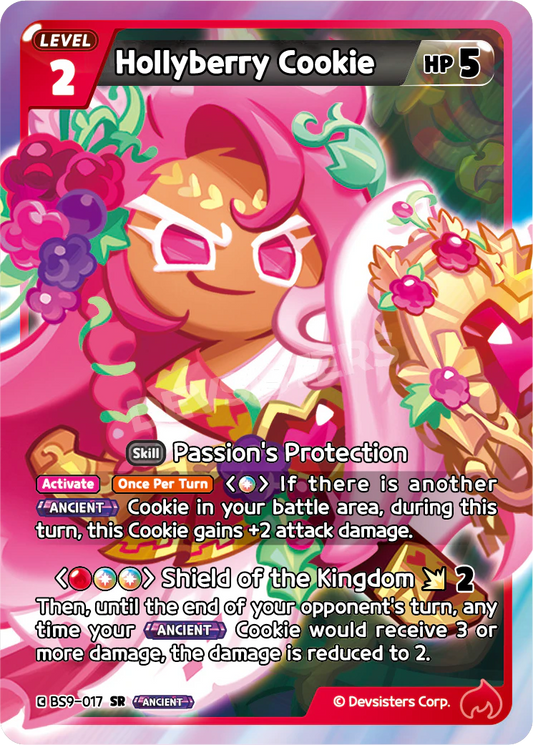 Hollyberry Cookie BS9-017 SUPER RARE (RED MIX)