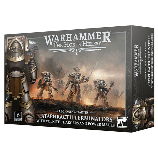 Horus Heresy Cataphractii Terminators with Volkite Chargers and Power Mauls