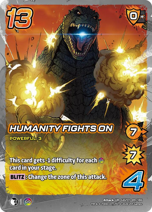 Reign of Kaiju: Humanity Fights On GDZ01 89-186 Ultra Rare
