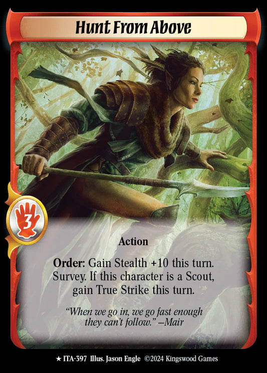 Hunt From Above ITA-397 (Extended Art) Rare