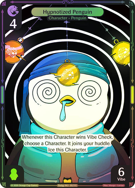 Vibes: Birb & Pengu: Hypnotized Penguin #080 Foil