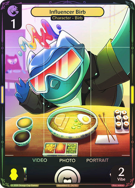 Vibes: Birb & Pengu: Influencer Birb #034 Birb Foil