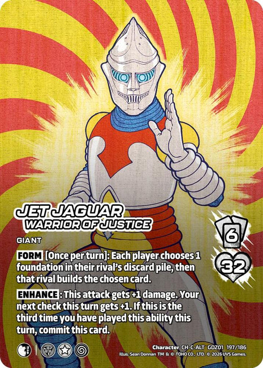 Reign of Kaiju: Jet Jaguar, Warrior of Justice 197-186 (Alt Art)