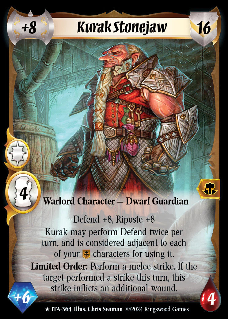 Kurak Stonejaw ITA-364 Extended Art Foil