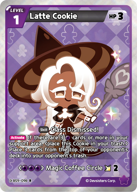 Latte Cookie BS9-098 RARE