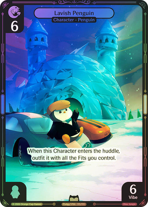Lavish Penguin #115 Uncommon Foil