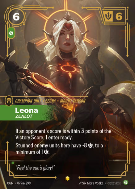Leona, Zealot OGN 079a-298 Showcase