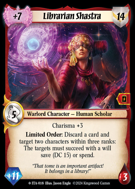 Librarian Shastra ITA-016 Legendary