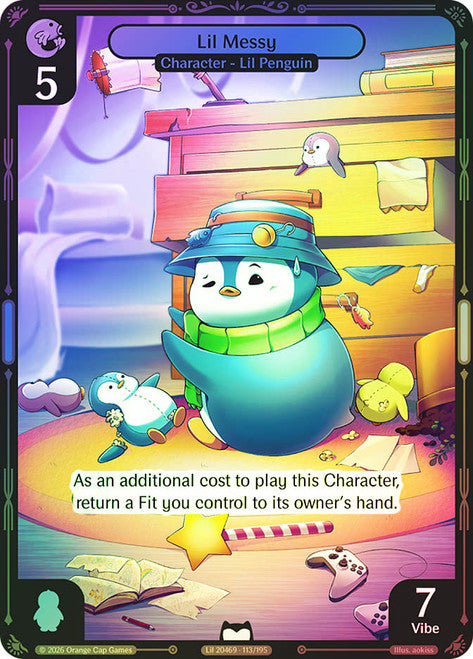 Vibes: Birb & Pengu: Lil Messy #113 Foil