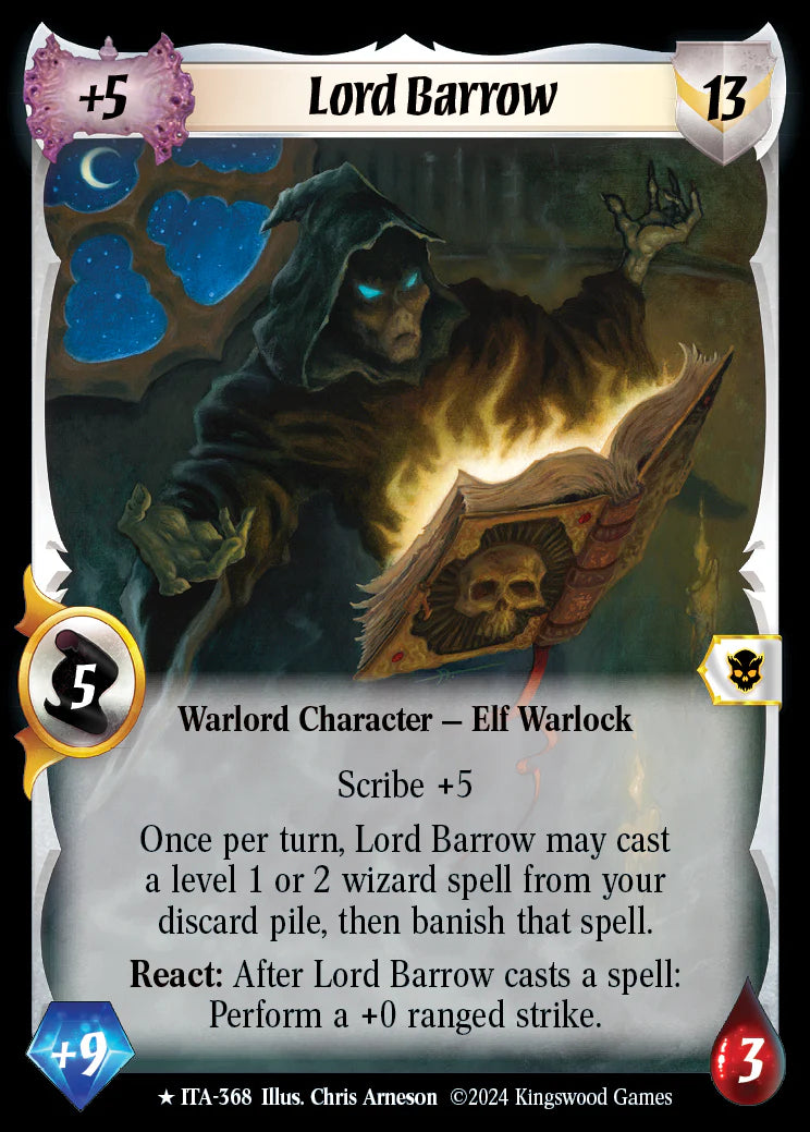 Lord Barrow ITA-368 Rare (Extended Art)