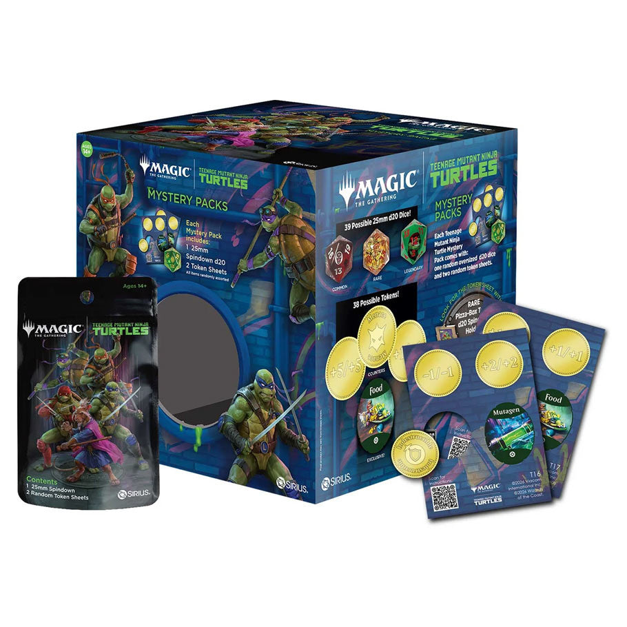 Magic: The Gathering Teenage Mutant Ninja Turtles Treasure Packs Sealed Case