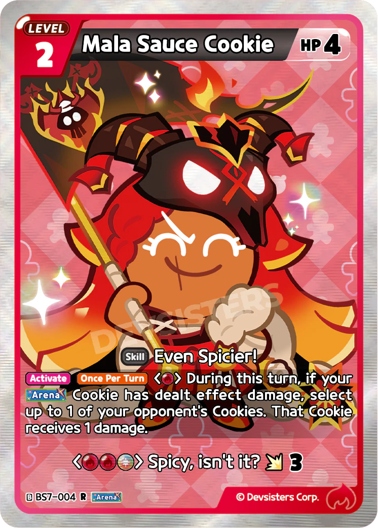 Mala Sauce Cookie BS7_004 Red Mix Rare.