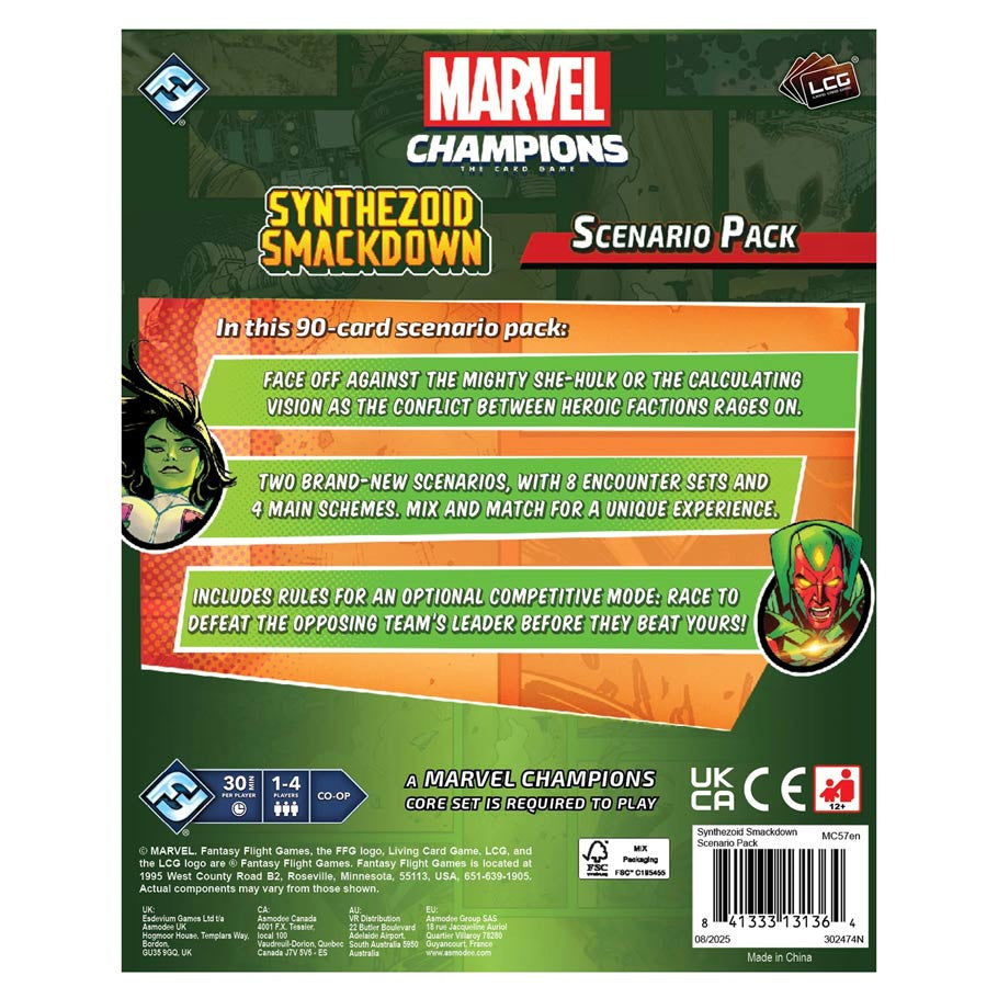 Marvel Champions LCG Synthezoid Smackdown Scenario Pack