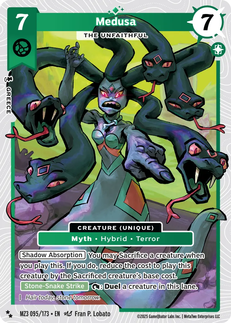 Medusa MZ3_095 Super Rare