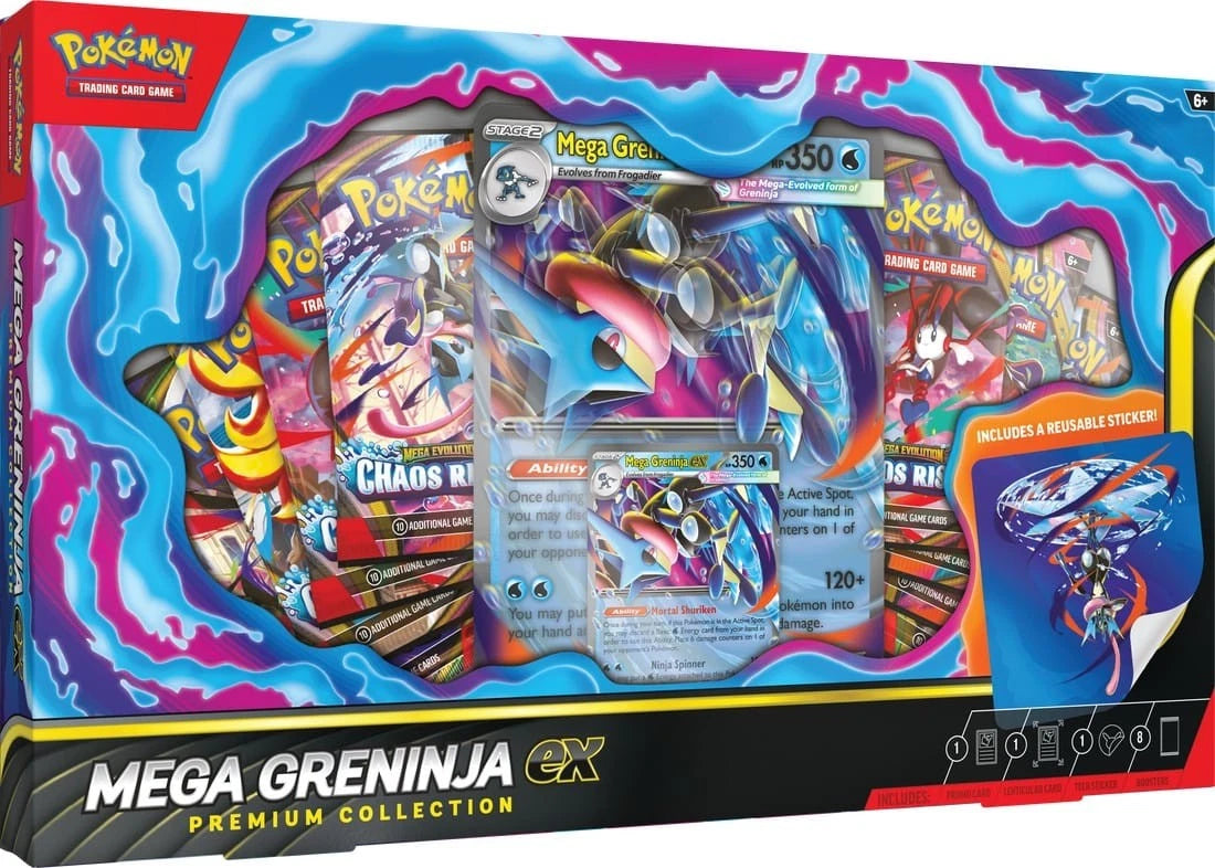 Mega Greninja ex Premium Collection Box (Limit 2 Per Client)