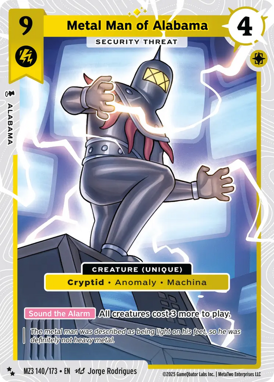 Metal Man of Alabama MZ3_140 Super Rare