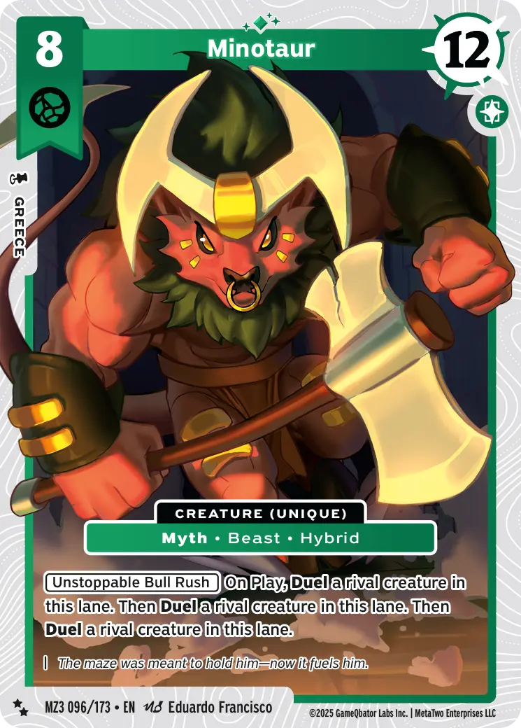 Minotaur MZ3_096 Super Rare