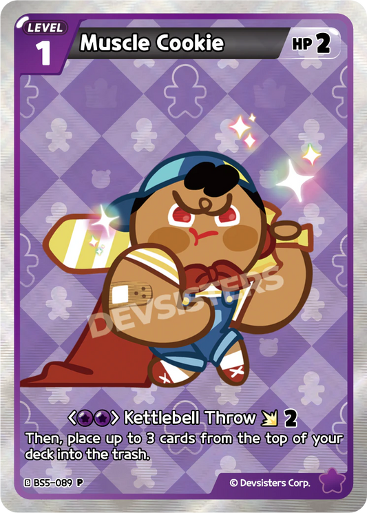 Muscle Cookie BS5_089 Purple Promo