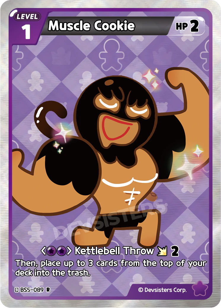 Muscle Cookie BS5_089 Purple Rare